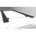 Alu-Cab Load bars (two), 1 450 mm width Black low profile Alu Cab